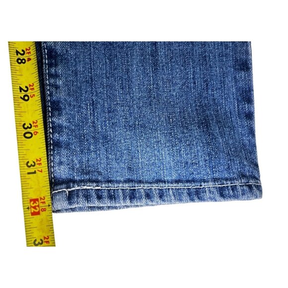 Miley Cyrus Thrashed Distressed Blue Jeans Almost Trashed Womens Size 14 - Picture 10 of 11